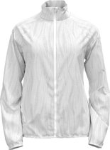 Odlo Zeroweight Print Jacket Dames - sportjas - wit/zwart - Vrouwen