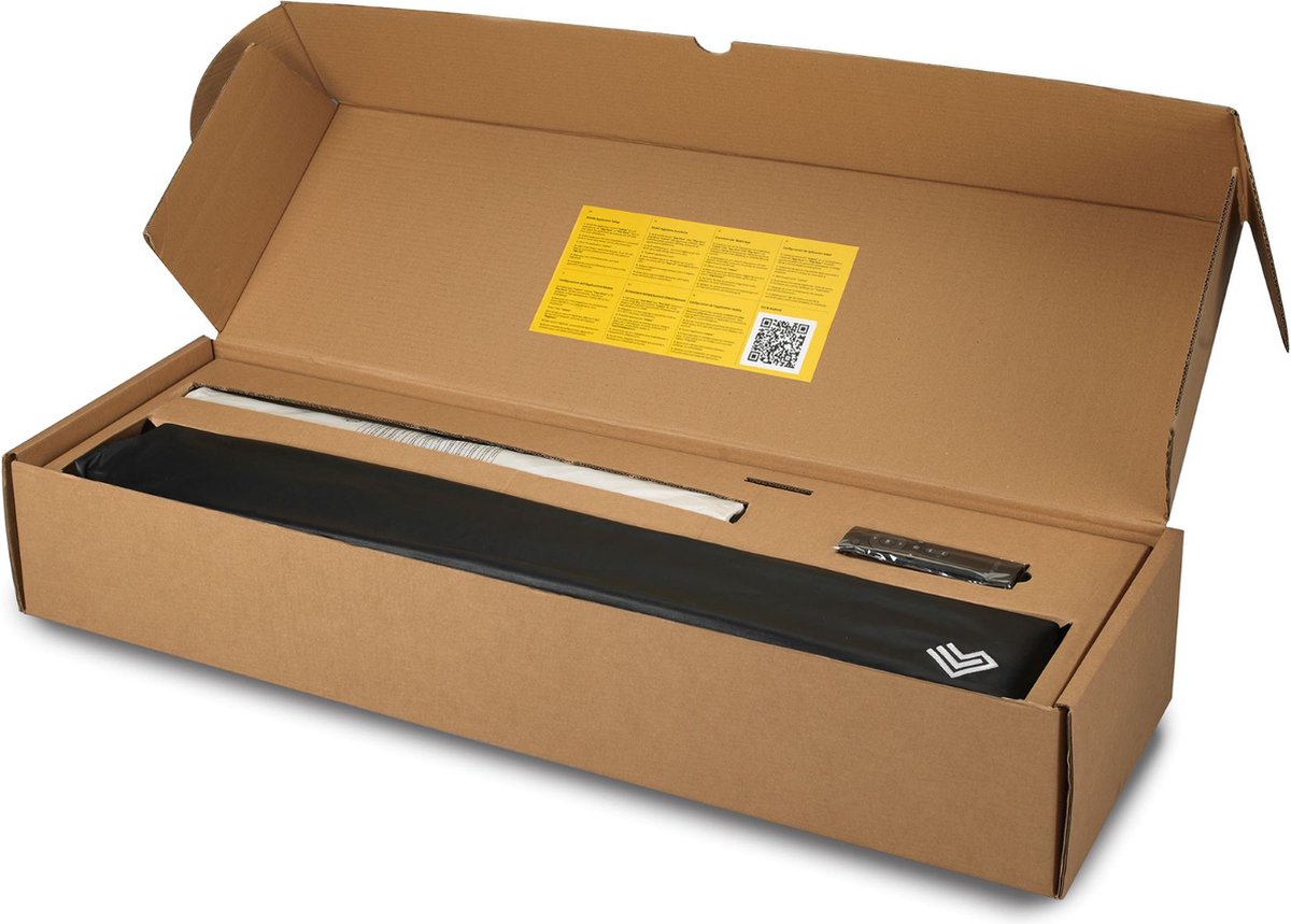 LUXEVA Smart FR WhiteWIFI 2500 WATT-Designed by Step&Stones hoveniers- Elektrische Terras Verwarming - Bedienen via je Mobiel / WIFI - Binnen en Buiten Staand Infrarood Kachel - Wit - Timer + 6 Instelbare Warmtes - Timer - Gratis Beschermhoes erbij ! – foto 8