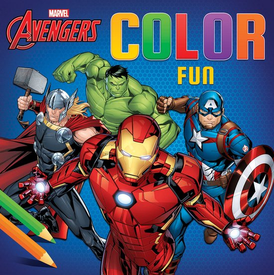 Avengers Color Fun | 9789044755718 | Boeken | bol.com