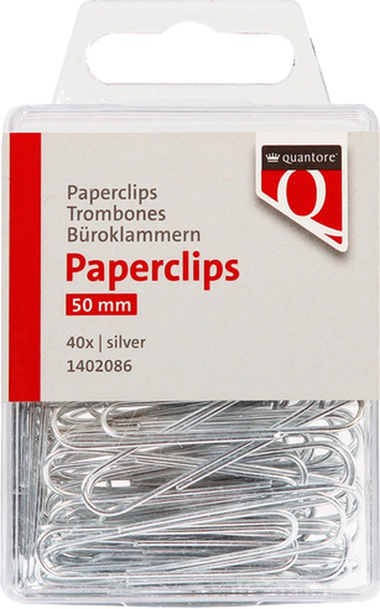 Quantore 50mm rond zilver 40 stuks Blister a 40 stuk 10 stuks