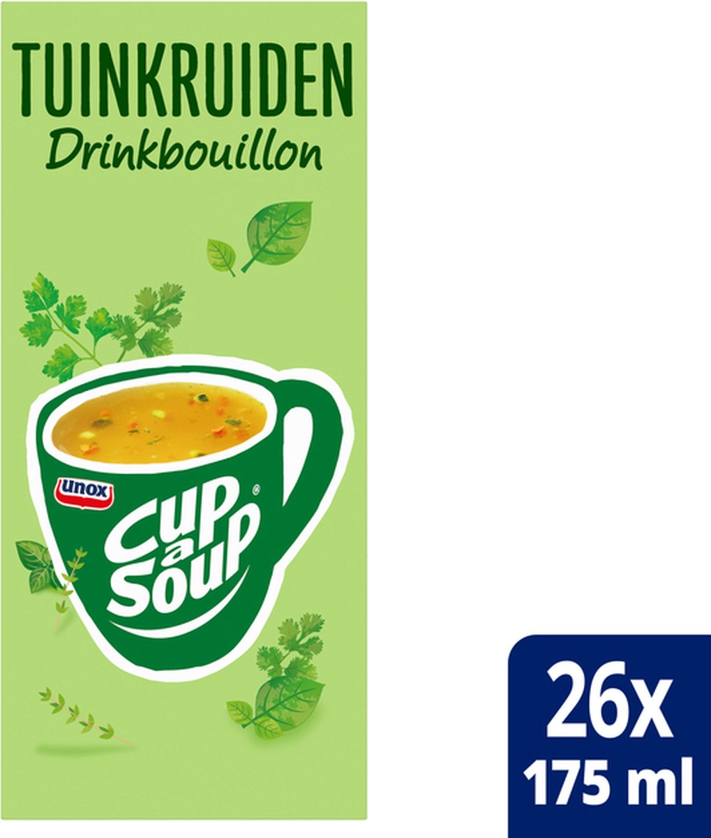 Unox CupaSoup heldere bouillon tuinkruiden 175ml bol