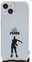Telefoon Hoesje Geschikt voor iPhone 14 Plus Leuk Hoesje met transparante rand Floss Fortnite