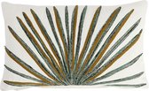 Kussenhoes - Sierkussen hoes Palm groen - 50 x 30 cm - Cote Table