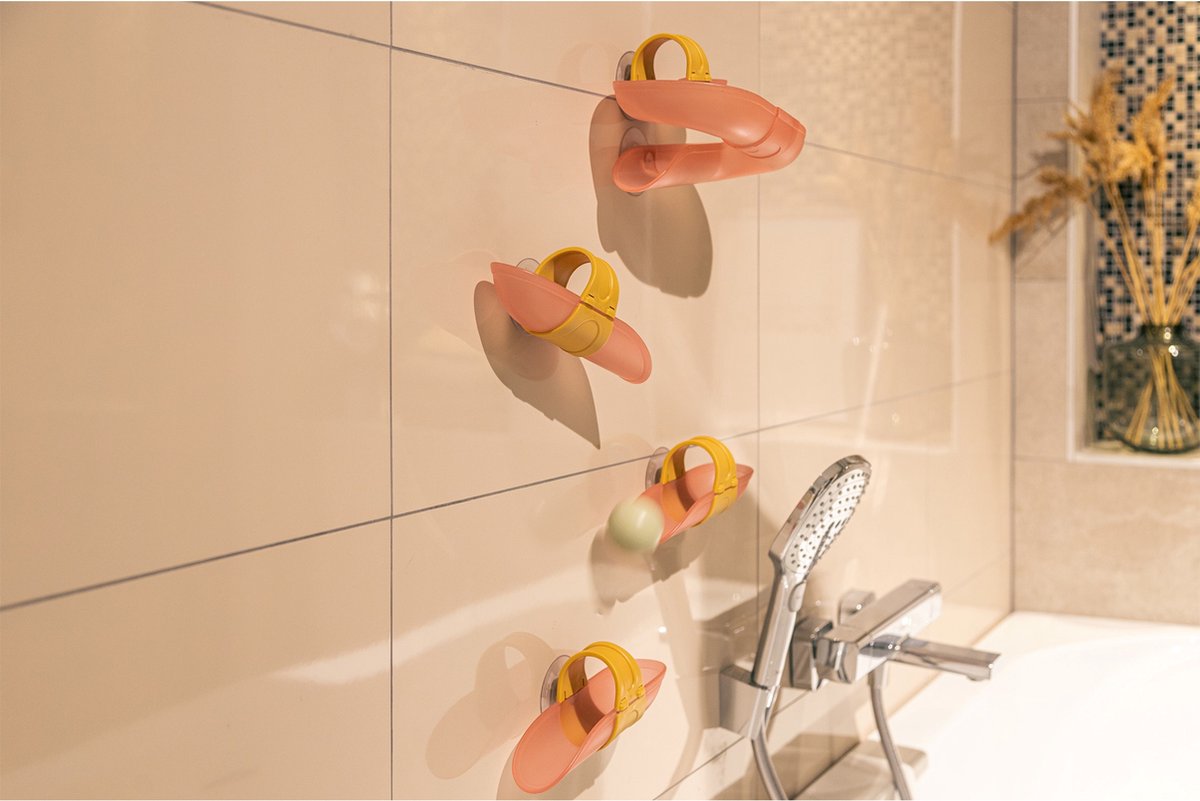 Little Dutch Waterbaan - Bad ballenbaan knikkerbaan - Roze — afbeelding 4