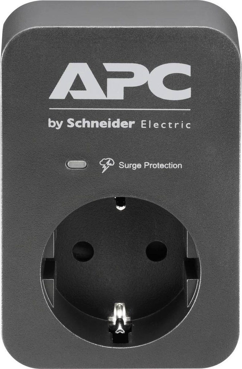APC by Schneider Electric PME1WB-GR Overspanningsbeveiliging tussenstekker  Zwart | bol.com