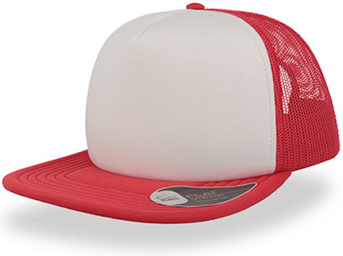 Atlantis 'Snapback 90S Cap' Wit/Rood