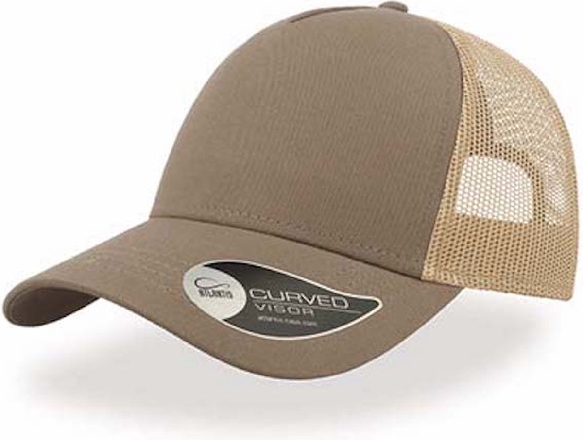 Atlantis 'Rapper Cotton Cap' Khaki/Steenkleurig
