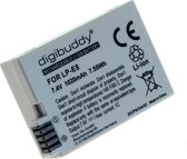 Digibuddy accu Canon LP-E8 (o.a. voor de Canon EOS 550D / 600D / 650D / 700D)