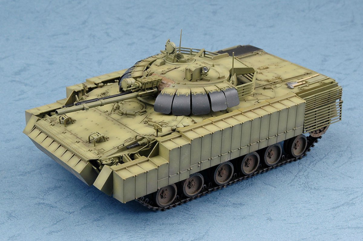 Trumpeter Modelbouwpakket Militaire voertuigen - 00365 BMP-3 met Upgrade Armour - Russisch Infanteriegevechtsvoertuig Plastic - 1:35 - Modelbouw