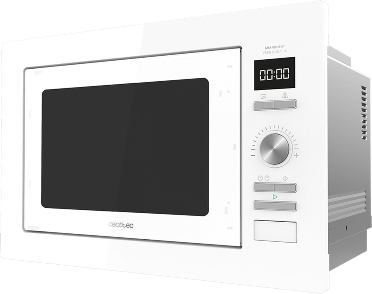 Cecotec 01394 micro-onde Intégré (placement) Micro-ondes grill 25 L 900 W  Blanc