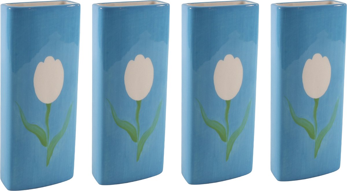 Svenska Living Radiatorbak luchtbevochtiger/waterverdamper - 4 st - 20 x 8 cm - porselein