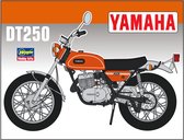 Hasegawa - 1/10 Yamaha Trail Dt250 Mandarin Orange Sp529 (8/22) *has652329 - modelbouwsets, hobbybouwspeelgoed voor kinderen, modelverf en accessoires