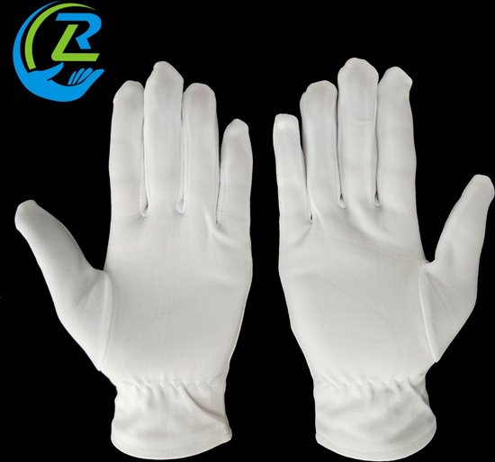 Sloppenwijk breedtegraad overzien Witte Handschoenen Katoen Luxe - Butler - Chique - Leger - Militair -  Ceromonie -... | bol.com