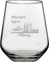 Gegraveerde Drinkglas 42,5cl Tilburg