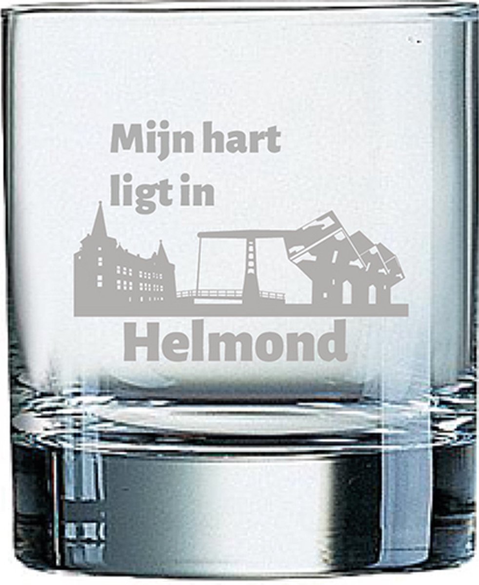 Gegraveerde Whiskeyglas 20cl Helmond