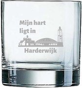 Gegraveerde Whiskeyglas 38cl Harderwijk