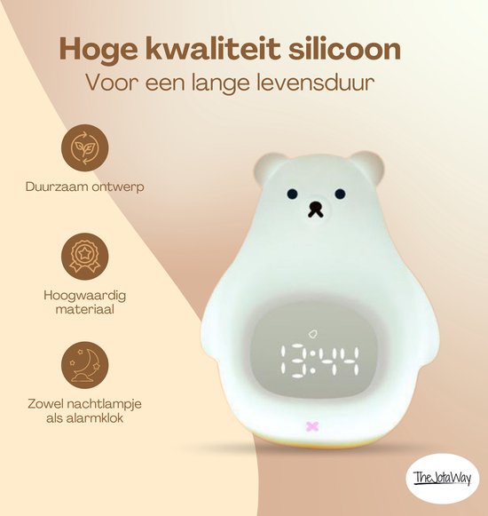Sloth Clock – Slaaptrainer, Wekker en Nachtlampje