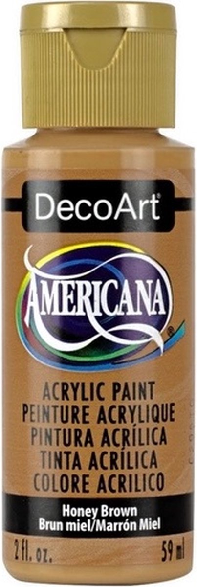 Americana Acrylics 59ml, Honey Brown