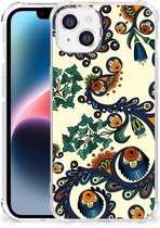 Telefoontas Apple iPhone 14 Plus Shockproof Case met doorzichtige rand Barok Flower