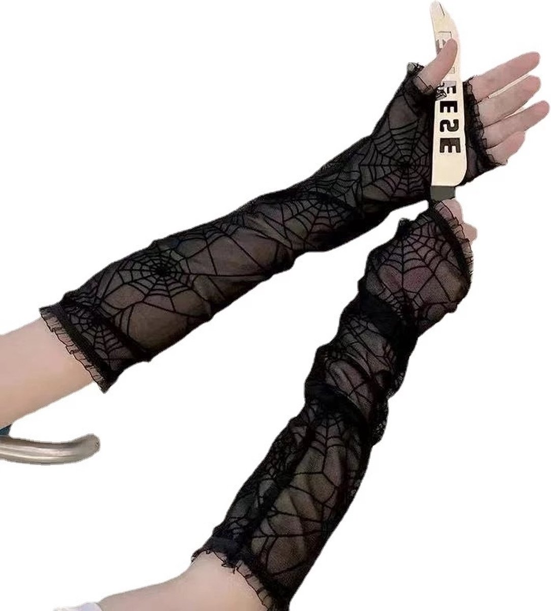 Handschoenen - Spin Motief - Maak Je Outfit Compleet - One Size