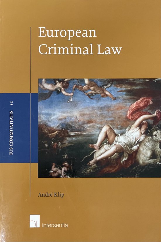 European Criminal Law: An Integrative Approach - cover