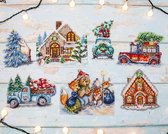 Leti Stitch Christmas Toys Kit nr. 3 borduren (pakket) L8051