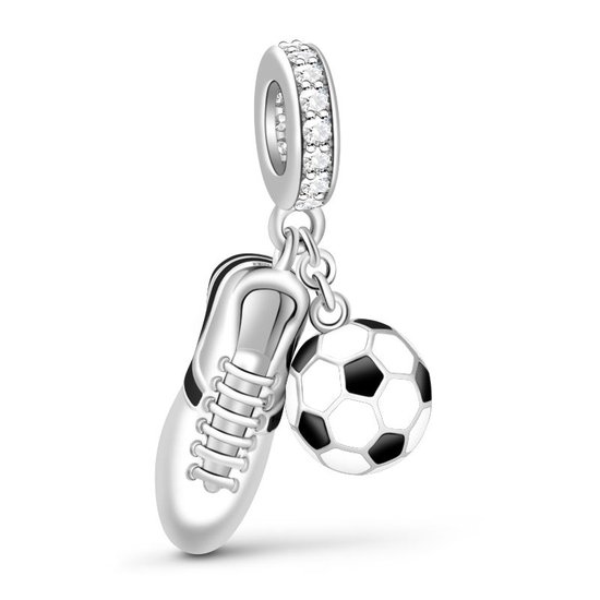 Bedel voor o.a. Pandora Armband | Sneaker & Voetbal | WK 2022 | Hangbedel  Charm | Echt... | bol.com