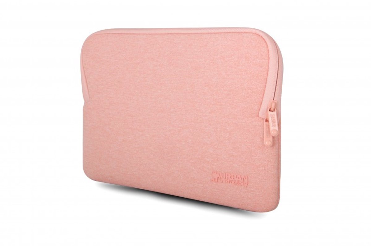Urban Factory - Roze beschermhoes met 15,6-inch notebookgeheugen