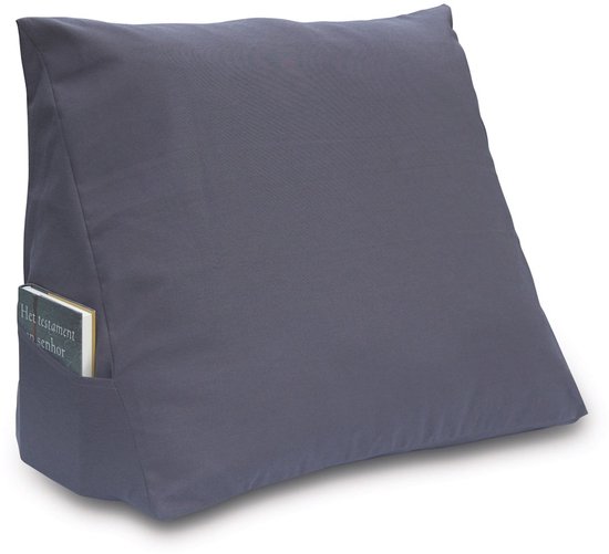 Taie d'Oreiller Lekker Lui Lezen - Housse pour oreiller de lecture - Anthracite