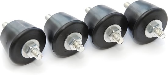 Trillingsdemper set van 4 stk conisch - 45 mm x 32 mm h | bol