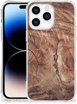 Coque smartphone Apple iPhone 14 Pro Max Coque smartphone avec bord transparent Tronc d'arbre