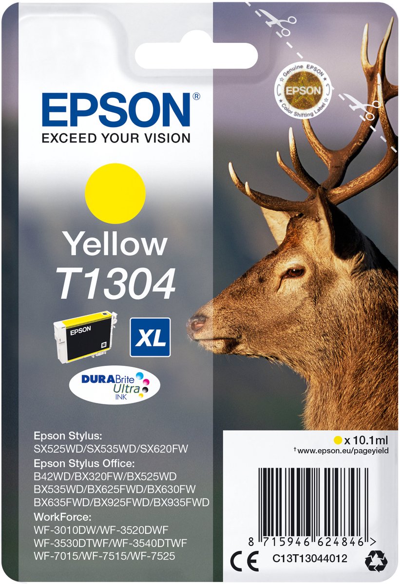 Epson T1304XL - Inktcartrdige / Geel