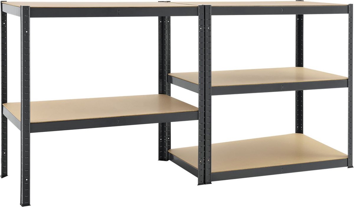 Linum Stelling kit verzinkt: Basisrek 1000x2000 mm voor magazijnen