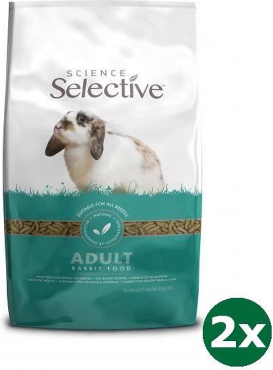 2x10 kg Supreme science selective rabbit