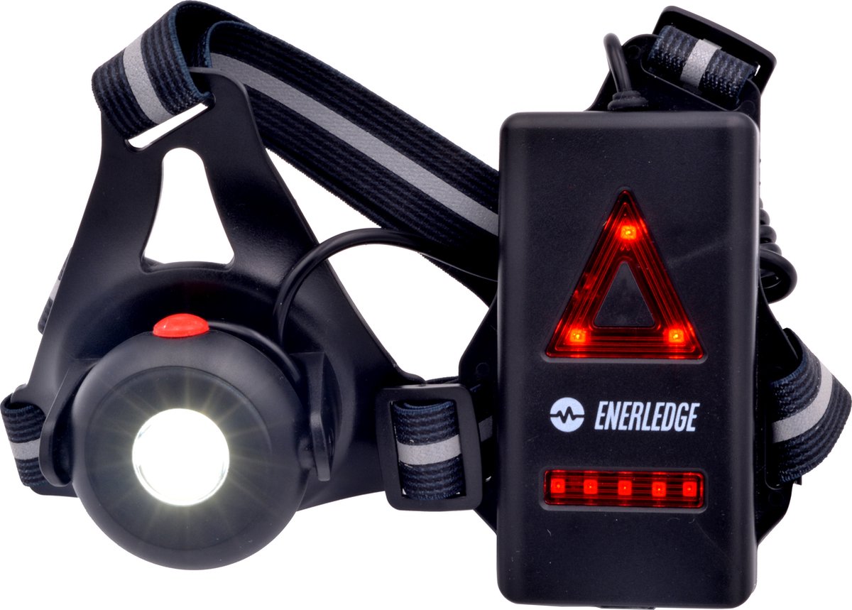 Enerledge puissante lampe pectorale de course à pied - LED - orientable -  rechargeable
