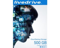 Livedrive Cloud Backup Storage 500GB
