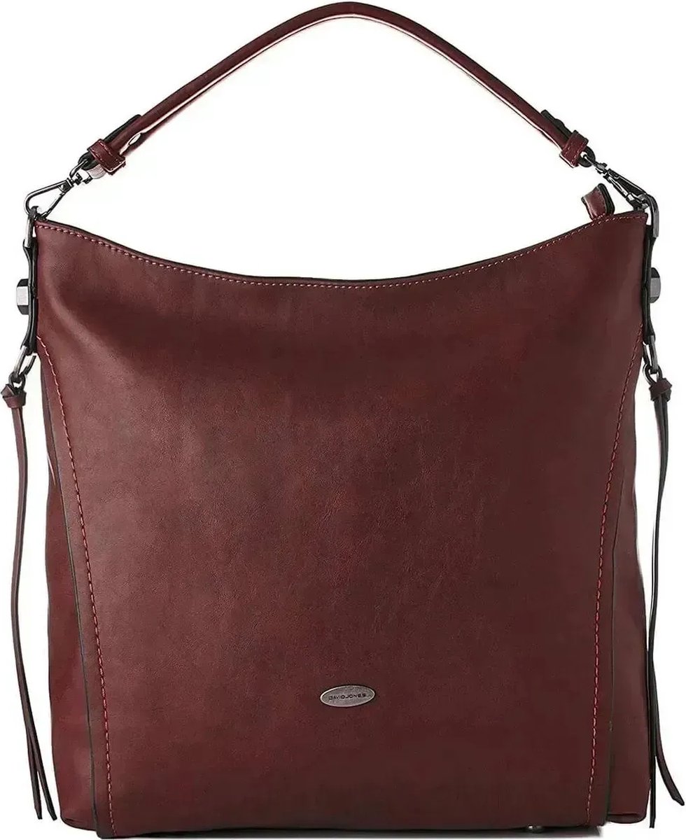David Jones Dames Handtas - PU Leer Schoudertas - Nu 20% korting
