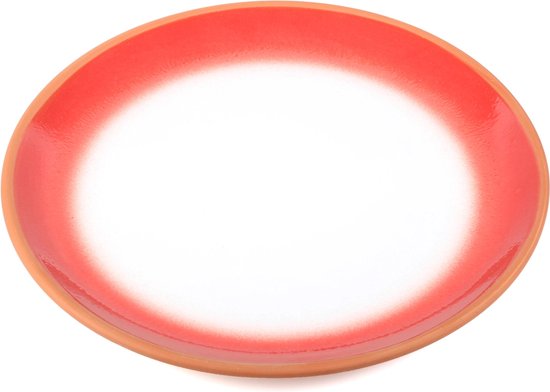 12dlg serviesset ovenbestendige keramiek vaatwasbestendig rood wit gekleurde borden in 3 maten van Maison Home — afbeelding 4