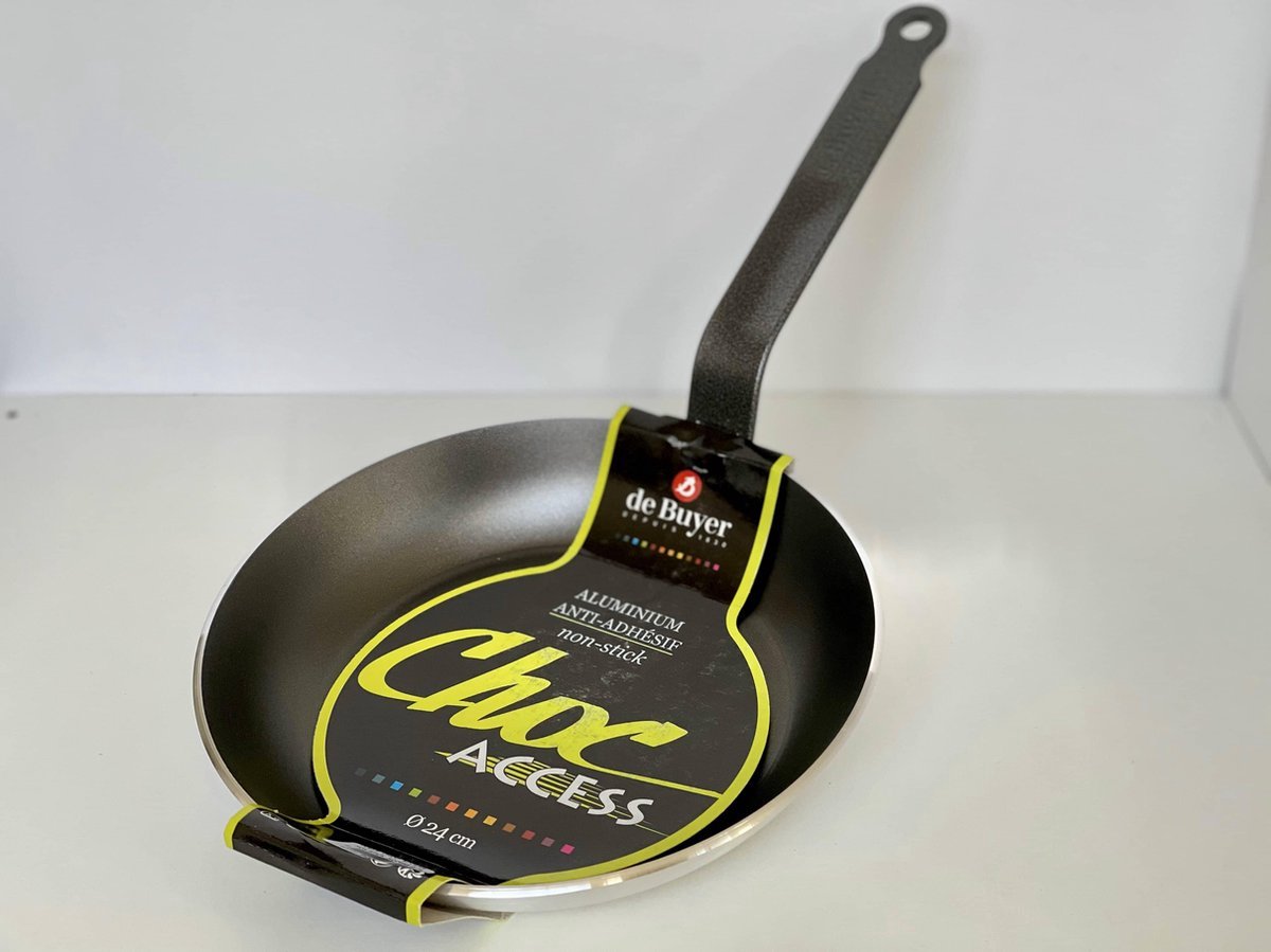 De Buyer Choc Access Koekenpan 32 cm - Anti Aanbak - Aluminium - PFAS Vrij