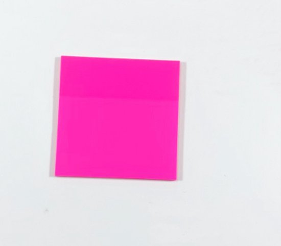 Notes autocollantes transparentes Post it - Note autocollante transparente  - Rouge 