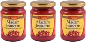 Flowerbrand® | 3 x 200 gr Sambal Madame Jeannette Rood | zeer pittige surinaamse pepers