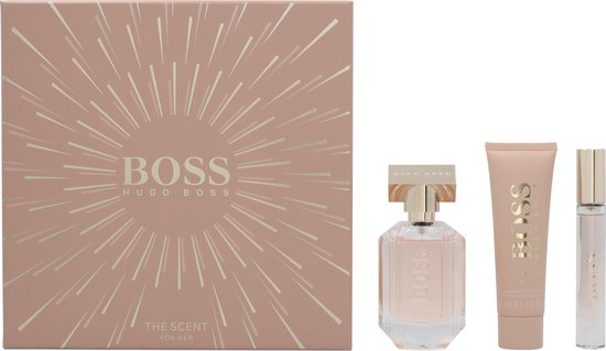 Hugo Boss The Scent - Geschenkset - Eau de parfum 50 ml + Bodylotion 50 ml + Eau de parfum 7,4 ml - Hugo Boss