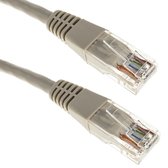 BeMatik - 5 m grijze Cat.5e UTP Ethernet-netwerkkabel