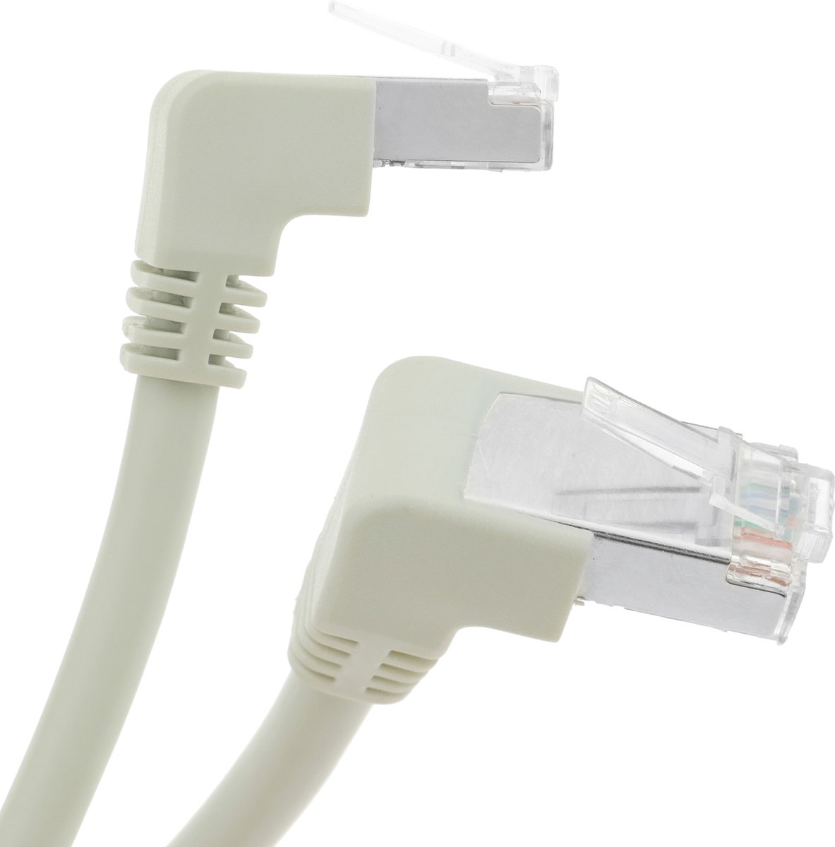 BeMatik - 0,5 m grijze Cat.6 FTP Ethernet-netwerkkabel