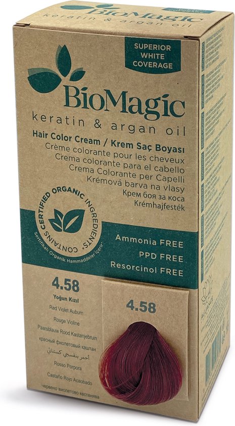 Natuurlijke Biologische Haarverf met Keratine