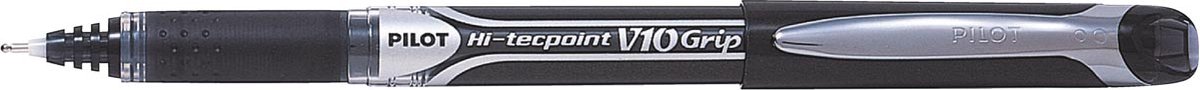 Rollerpen PILOT Hi-Tecpoint Grip V10 breed zwart | 12 stuks