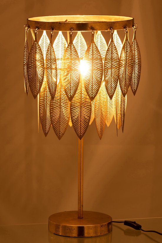 By Rydéns Colby tafellamp van metaal, goud
