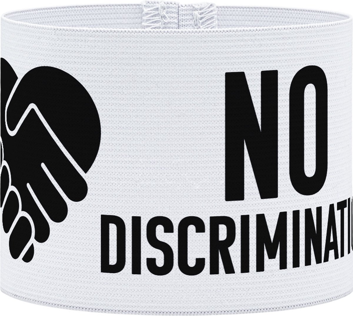 Aanvoerdersband - NO Discrimination - Wit - S