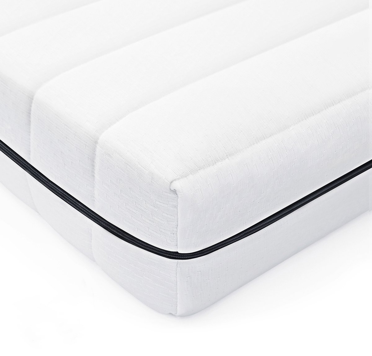 Matras - 70x200 - 7 zones - koudschuim - premium plus tijk - 15 cm hoog - Zacht