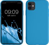 kwmobile telefoonhoesje geschikt voor Apple iPhone 11 - Hoesje voor smartphone - Back cover in stralend blauw